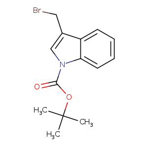 1H-Indole-1-carboxylic acid, 3-(bromomethyl)-, 1,1-dimethylethyl ester