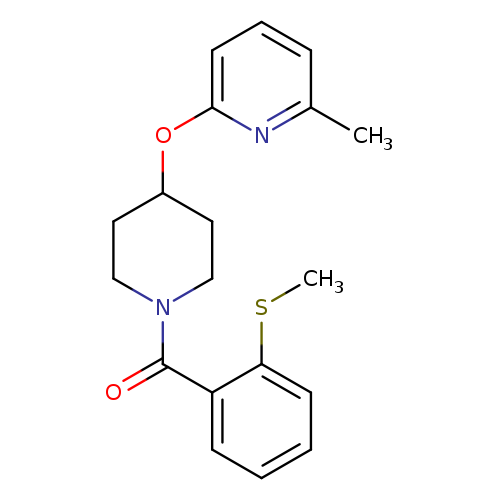 2-methyl-6-({1-[2-(methylsulfanyl)benzoyl]piperidin-4-yl}oxy)pyridine