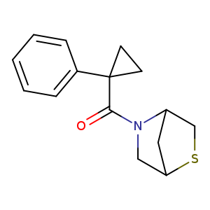5-(1-phenylcyclopropanecarbonyl)-2-thia-5-azabicyclo[2.2.1]heptane