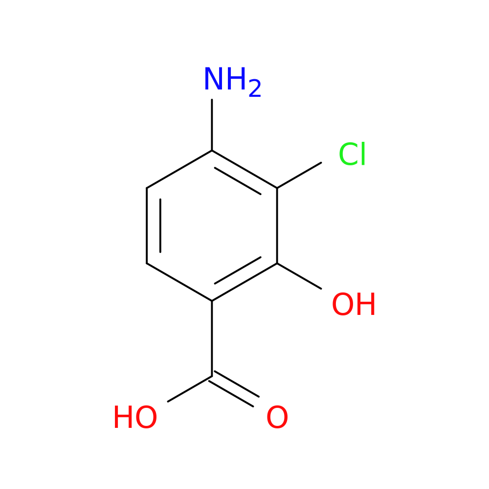 4-Amino-3-chloro-2-hydroxybenzoic acid