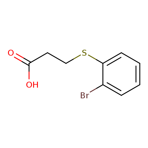 3-[(2-Bromophenyl)thio]propanoic acid