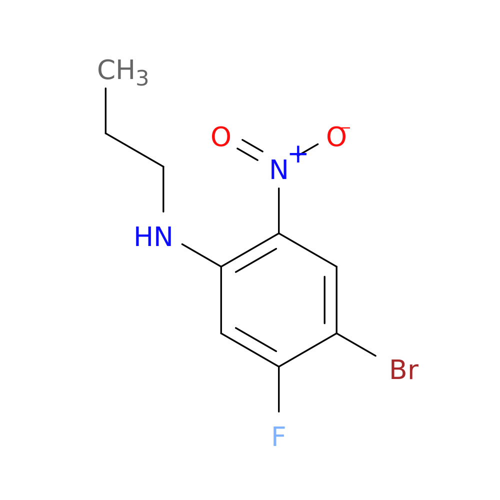 4-Bromo-5-fluoro-2-nitro-N-propylaniline