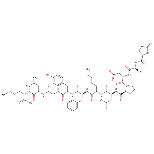 L-Methioninamide, 5-oxo-L-prolyl-L-alanyl-L-α-aspartyl-L-prolyl-L-asparaginyl-L-lysyl-L-phenylalanyl-L-tyrosylglycyl-L-leucyl-