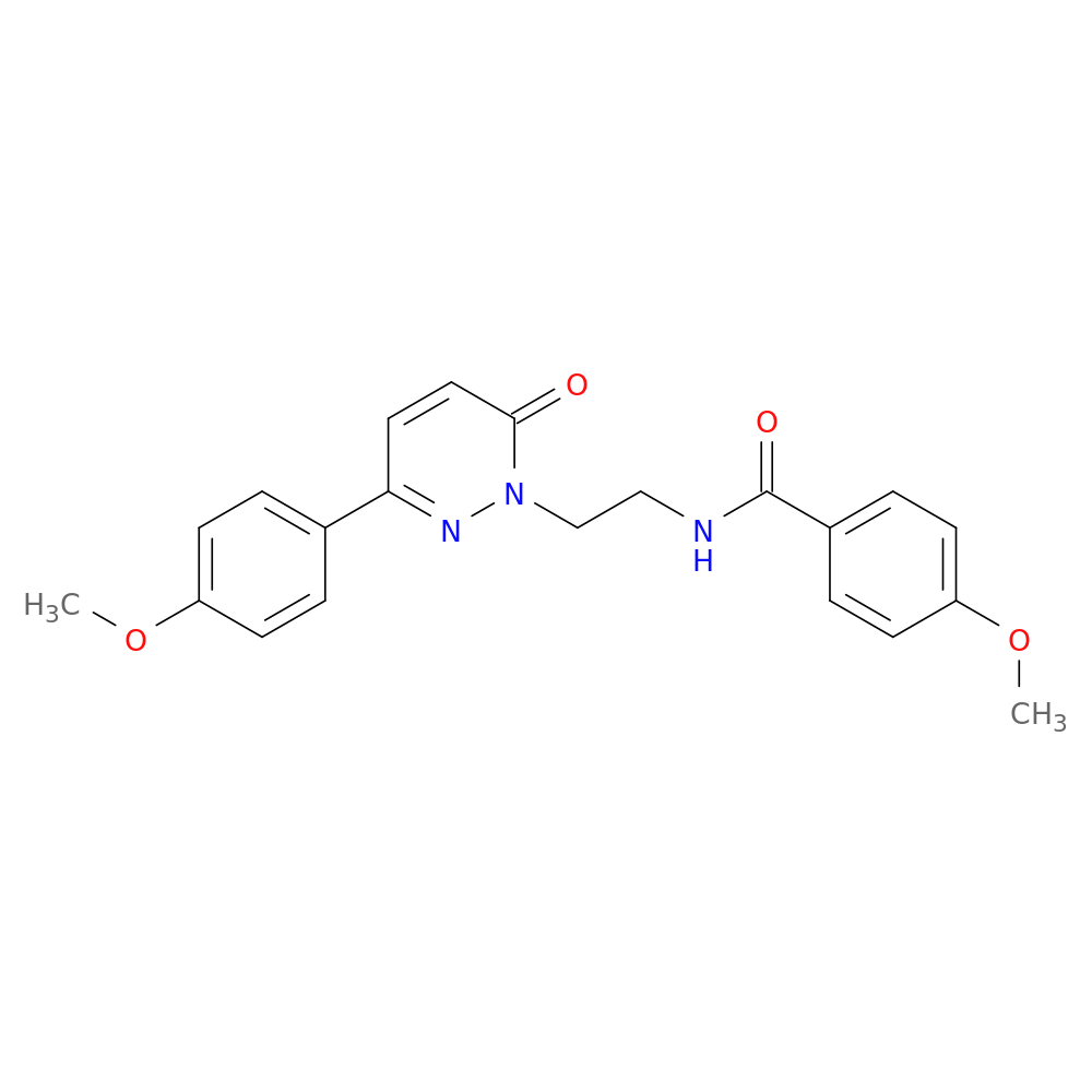 4-methoxy-N-{2-[3-(4-methoxyphenyl)-6-oxo-1,6-dihydropyridazin-1-yl]ethyl}benzamide