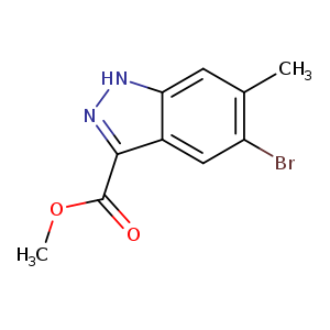 methyl 5-bromo-6-methyl-1H-indazole-3-carboxylate