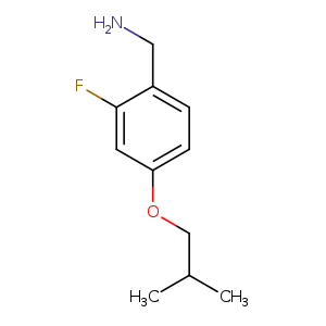 [2-Fluoro-4-(2-methylpropoxy)phenyl]methanamine