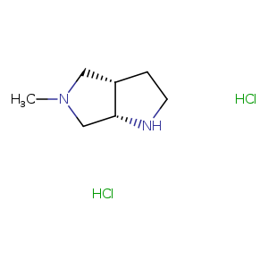 Pyrrolo[3,4-b]pyrrole, octahydro-5-methyl-, hydrochloride (1:2), (3aR,6aR)-rel-