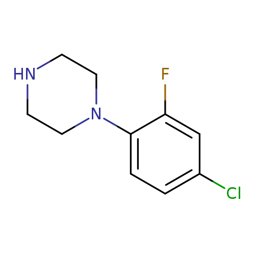 1-(4-CHLORO-2-FLUOROPHENYL)-PIPERAZINE