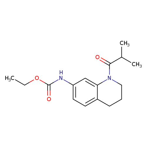 ethyl N-[1-(2-methylpropanoyl)-1,2,3,4-tetrahydroquinolin-7-yl]carbamate