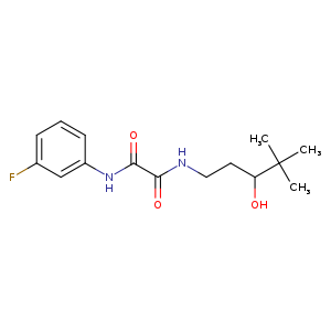 N'-(3-fluorophenyl)-N-(3-hydroxy-4,4-dimethylpentyl)ethanediamide