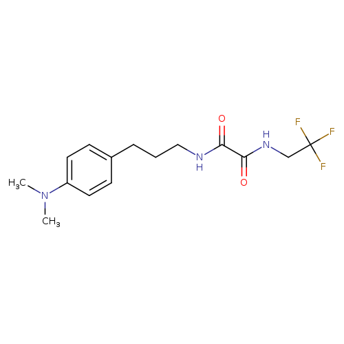 N'-{3-[4-(dimethylamino)phenyl]propyl}-N-(2,2,2-trifluoroethyl)ethanediamide