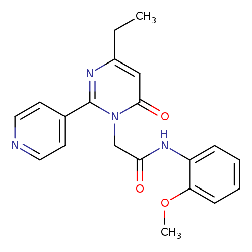 2-[4-ethyl-6-oxo-2-(pyridin-4-yl)-1,6-dihydropyrimidin-1-yl]-N-(2-methoxyphenyl)acetamide