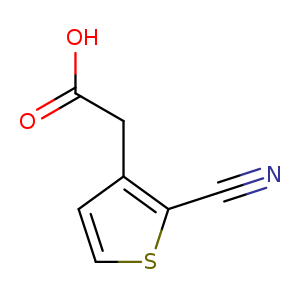 2-(2-cyanothiophen-3-yl)acetic acid
