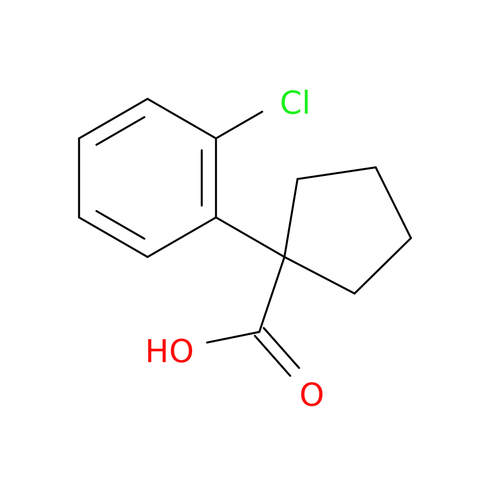 1-(2-chlorophenyl)cyclopentane-1-carboxylic acid