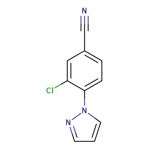 3-chloro-4-(1H-pyrazol-1-yl)benzonitrile