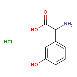 amino(3-hydroxyphenyl)acetic acid hydrochloride