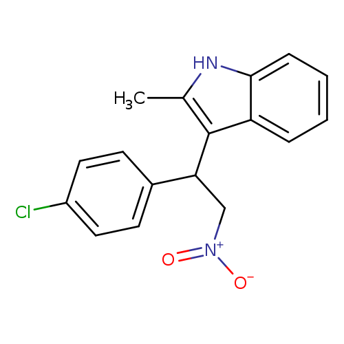 3-[1-(4-chlorophenyl)-2-nitroethyl]-2-methyl-1H-indole