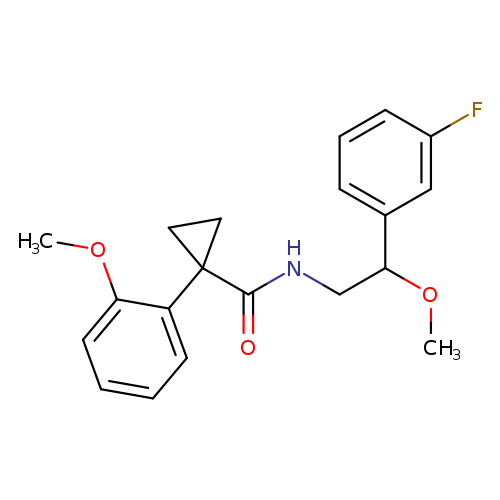 N-[2-(3-fluorophenyl)-2-methoxyethyl]-1-(2-methoxyphenyl)cyclopropane-1-carboxamide