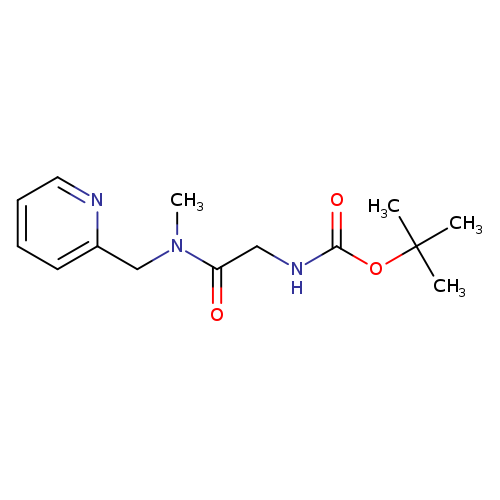 tert-Butyl (2-(methyl(pyridin-2-ylmethyl)amino)-2-oxoethyl)carbamate