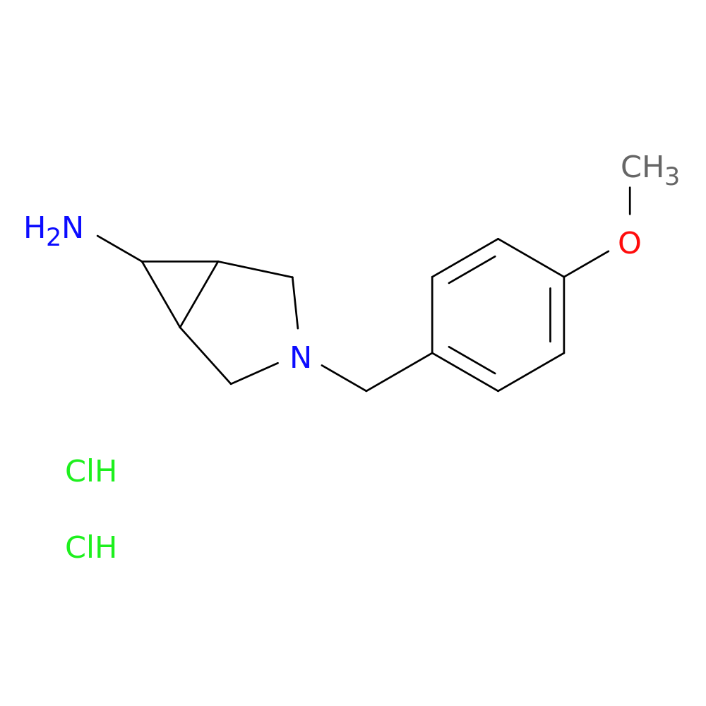3-[(4-methoxyphenyl)methyl]-3-azabicyclo[3.1.0]hexan-6-amine dihydrochloride
