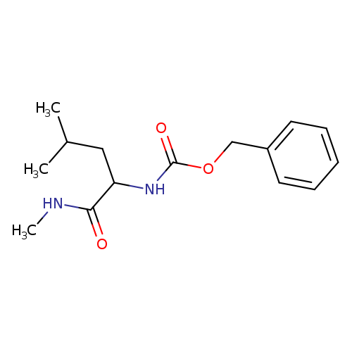 benzyl N-[3-methyl-1-(methylcarbamoyl)butyl]carbamate