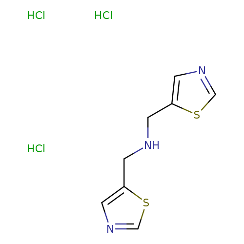 bis[(1,3-thiazol-5-yl)methyl]amine trihydrochloride
