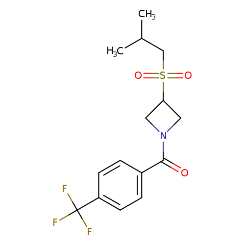 3-(2-methylpropanesulfonyl)-1-[4-(trifluoromethyl)benzoyl]azetidine
