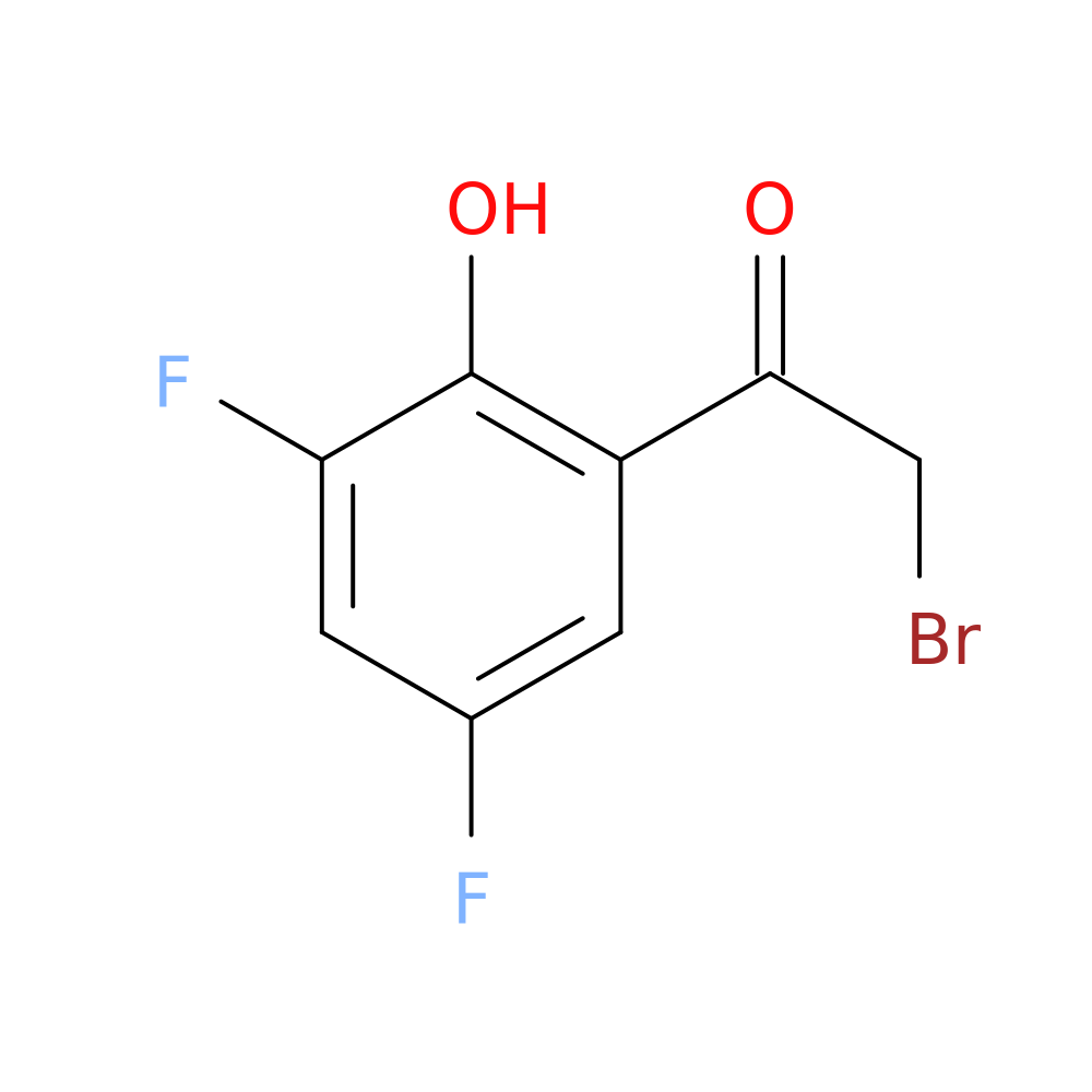 2-Bromo-1-(3,5-difluoro-2-hydroxyphenyl)ethan-1-one