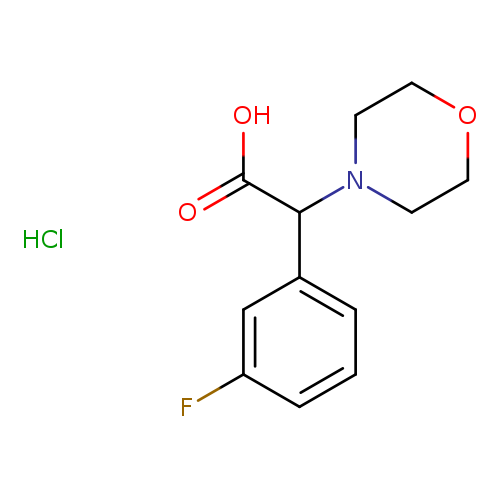 2-(3-fluorophenyl)-2-(morpholin-4-yl)acetic acid hydrochloride