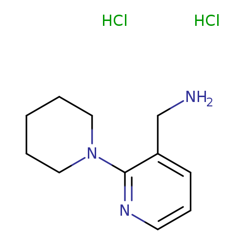 [2-(piperidin-1-yl)pyridin-3-yl]methanamine dihydrochloride
