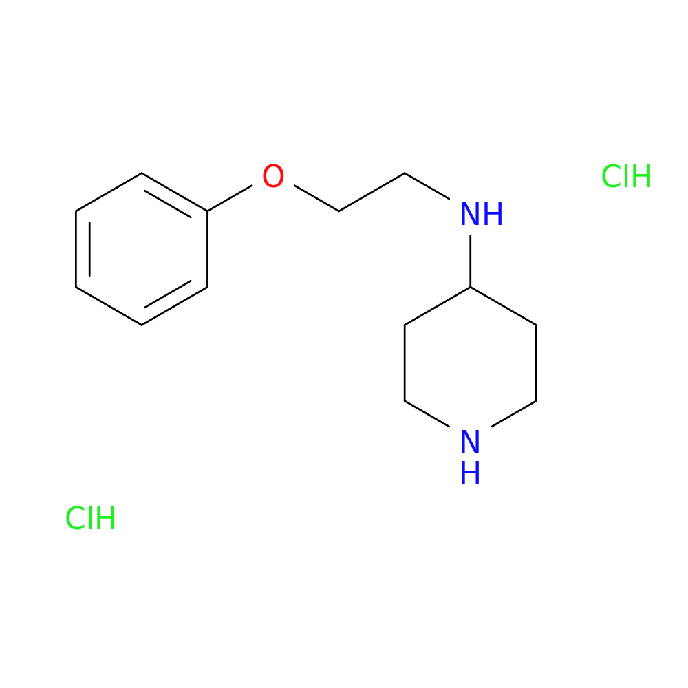 N-(2-phenoxyethyl)piperidin-4-amine dihydrochloride