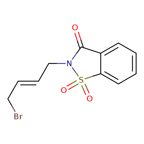 2-[(2E)-4-bromobut-2-en-1-yl]-2,3-dihydro-1lambda6,2-benzothiazole-1,1,3-trione