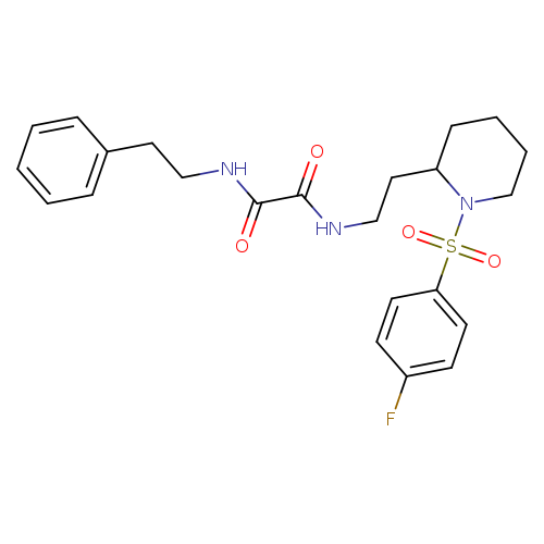 N-{2-[1-(4-fluorobenzenesulfonyl)piperidin-2-yl]ethyl}-N'-(2-phenylethyl)ethanediamide