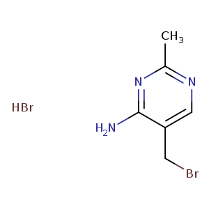 4-Pyrimidinamine, 5-(bromomethyl)-2-methyl-, hydrobromide (1:1)