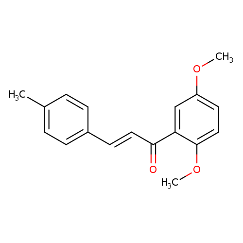 (2E)-1-(2,5-dimethoxyphenyl)-3-(4-methylphenyl)prop-2-en-1-one