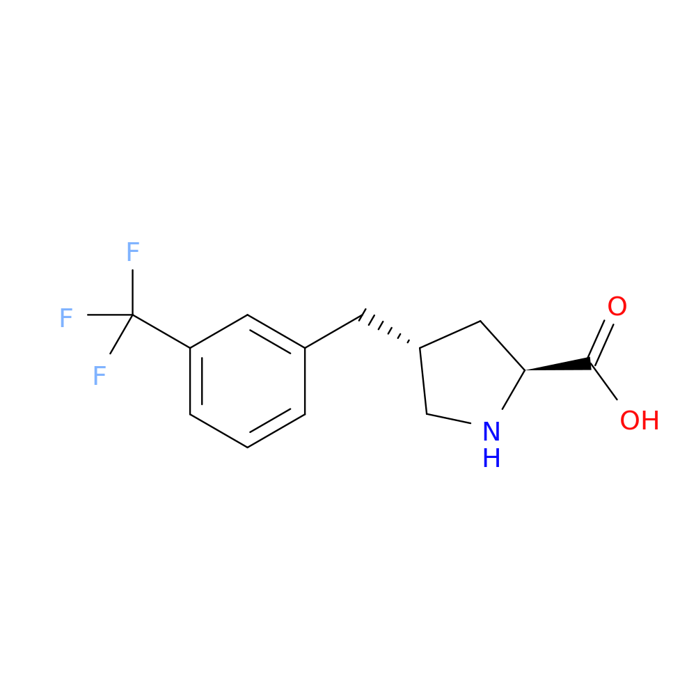 (2S,4R)-4-(3-(TRIFLUOROMETHYL)BENZYL)PYRROLIDINE-2-CARBOXYLIC ACID