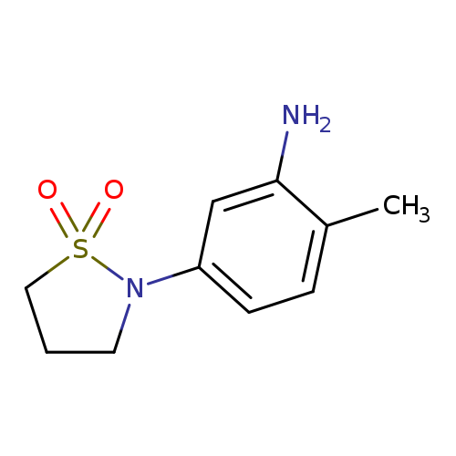 2-(3-amino-4-methylphenyl)-1lambda6,2-thiazolidine-1,1-dione