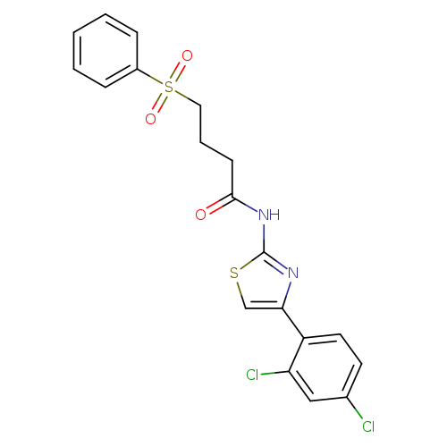 4-(benzenesulfonyl)-N-[4-(2,4-dichlorophenyl)-1,3-thiazol-2-yl]butanamide