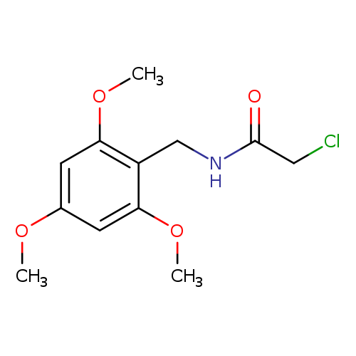 2-chloro-N-[(2,4,6-trimethoxyphenyl)methyl]acetamide