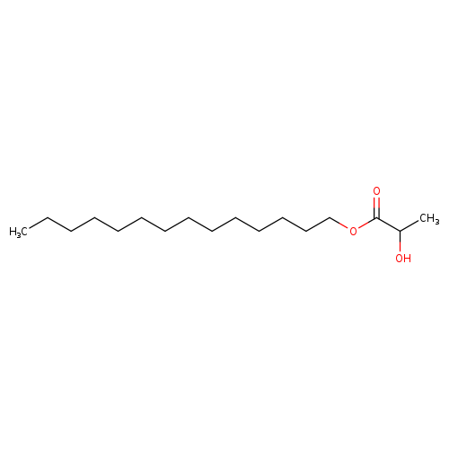 Propanoic acid, 2-hydroxy-, tetradecyl ester