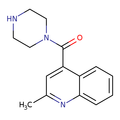 2-METHYL-4-(PIPERAZINE-1-CARBONYL)QUINOLINE