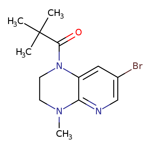 1-(7-Bromo-4-methyl-3,4-dihydropyrido[2,3-b]-pyrazin-1(2h)-yl)-2,2-dimethylpropan-1-one