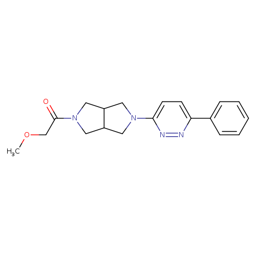 2-methoxy-1-[5-(6-phenylpyridazin-3-yl)-octahydropyrrolo[3,4-c]pyrrol-2-yl]ethan-1-one