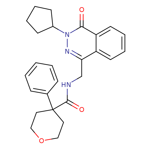 N-[(3-cyclopentyl-4-oxo-3,4-dihydrophthalazin-1-yl)methyl]-4-phenyloxane-4-carboxamide
