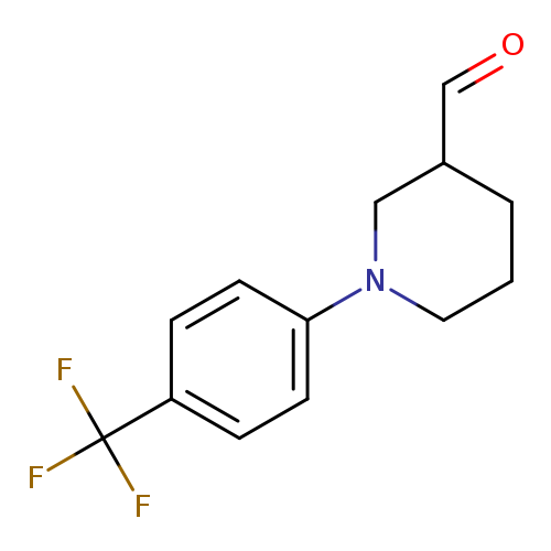 1-[4-(trifluoromethyl)phenyl]piperidine-3-carbaldehyde