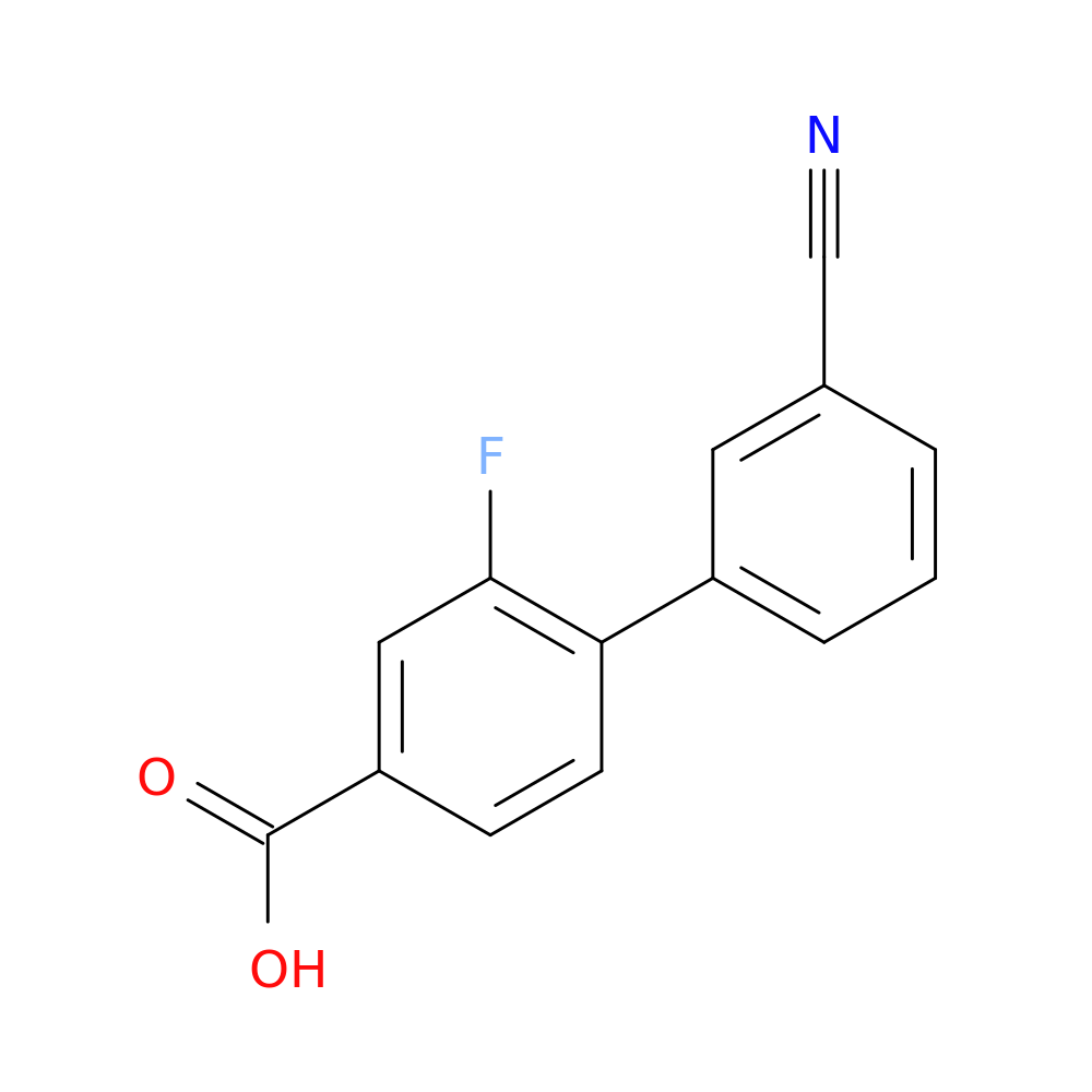 4-(3-Cyanophenyl)-3-fluorobenzoic acid