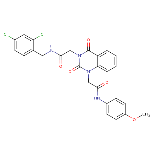 N-[(2,4-dichlorophenyl)methyl]-2-(1-{[(4-methoxyphenyl)carbamoyl]methyl}-2,4-dioxo-1,2,3,4-tetrahydroquinazolin-3-yl)acetamide