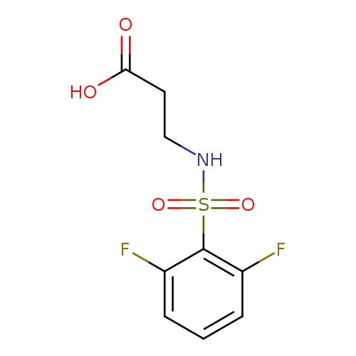 3-((2,6-difluorophenyl)sulfonamido)propanoic acid