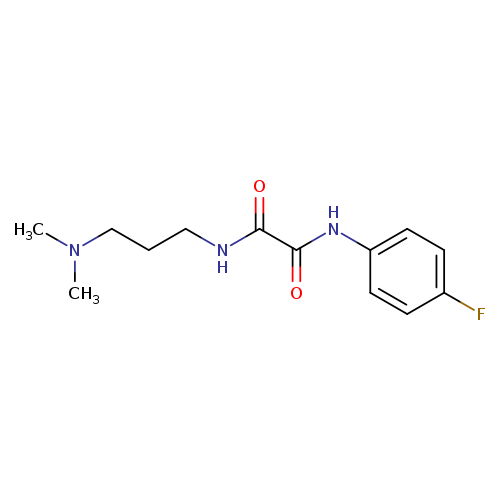 N-[3-(dimethylamino)propyl]-N'-(4-fluorophenyl)ethanediamide