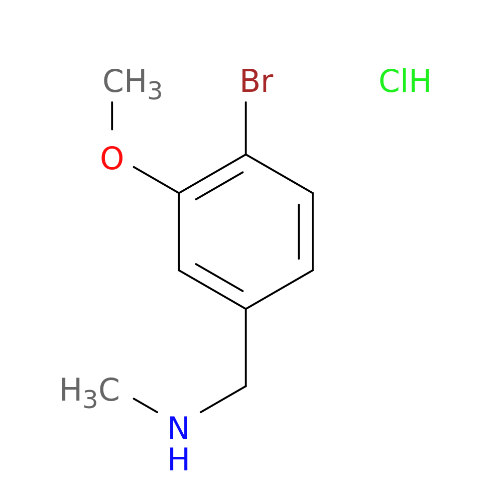 [(4-bromo-3-methoxyphenyl)methyl](methyl)amine hydrochloride